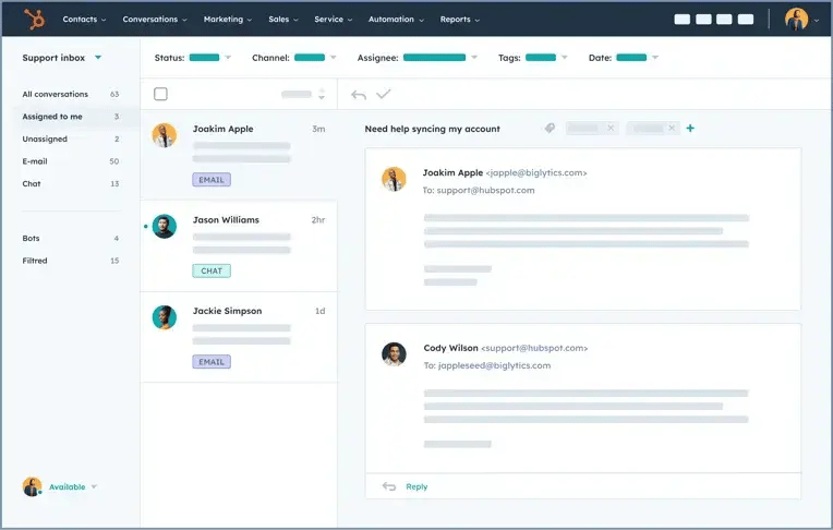 HubSpot Service Hub